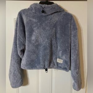 BDG Fuzzy Cropped Hoodie One Size Warm Loungewear Soft Winter